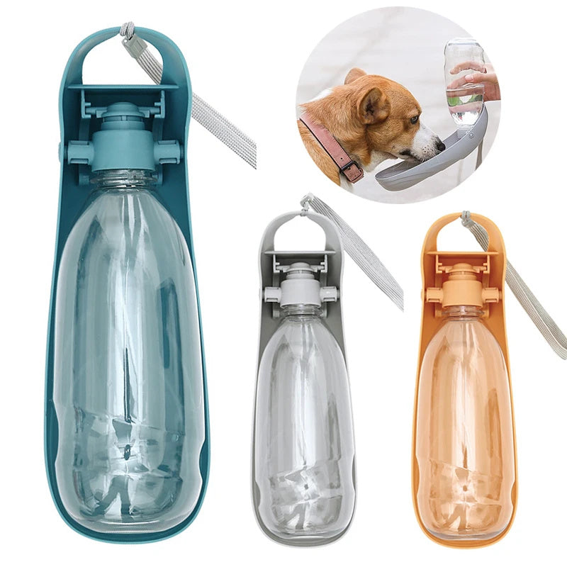 Portable Dog Water Bottle For Small Large Dogs Foldable Lightweight Drinking Bowl Outdoor Travel Walking Running Puppy Supplies