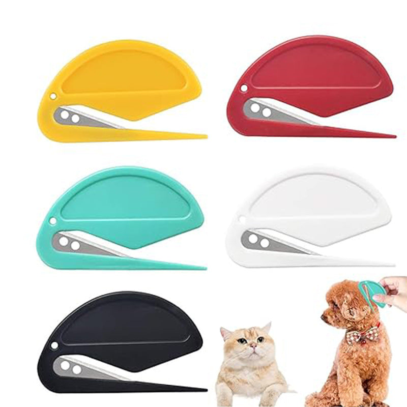 Pet Knotting Comb Effectively Painless Trim Hair Cat Hair Shedding Fur Knife Pet Comb Unknot Accessories Puppy M1F5