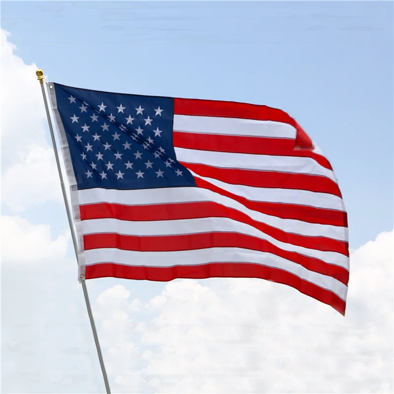 3x5 ft Polyester American Flag 4x6 ft Sports US National Flag 5x8 ft Printing Stars and Stripes Flag in Stock